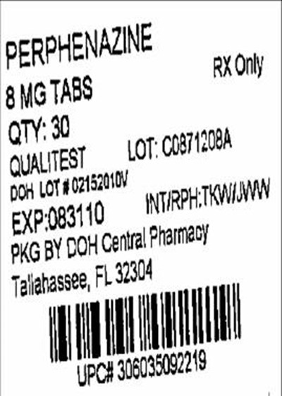 8mg Label (Perphenazine 8mg(qualitest))
